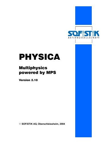 PHYSICA - SOFiSTiK AG