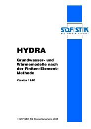 Handbuch - SOFiSTiK AG