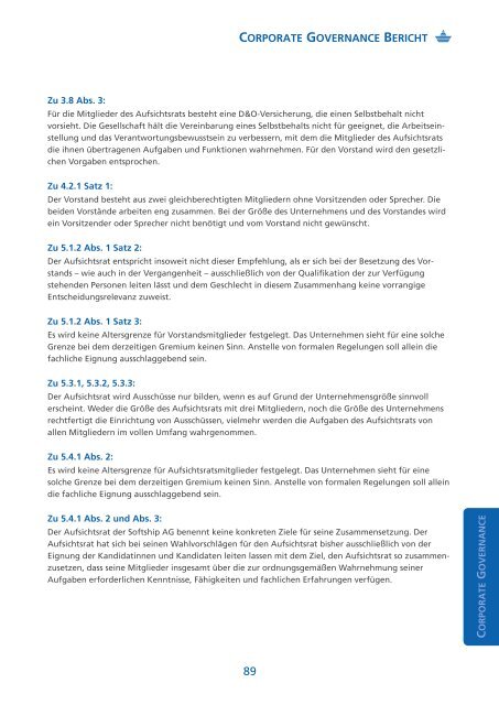 Geschäftsbericht 2010 der Softship AG