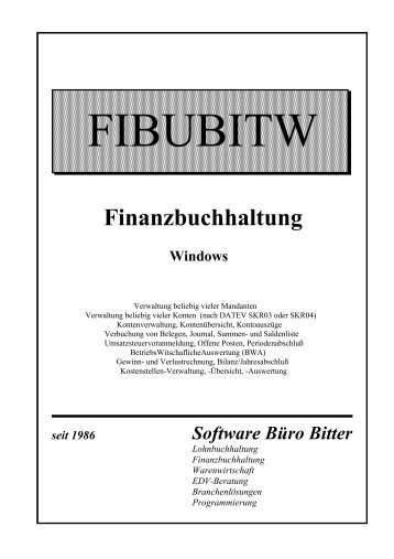 fibubitw - Software Büro Bitter