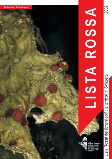 Lista rossa delle specie minacciate in Svizzera - WSL