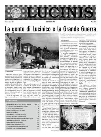 Lucinis, 33 - Associazioni.Cralucinico.It