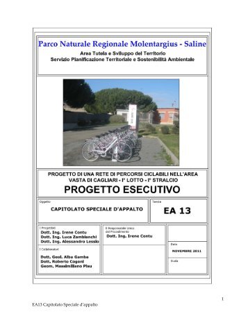 EA 13 - Capitolato Speciale - Parco Molentargius - Saline