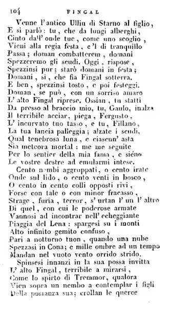 Le poesie di Ossian