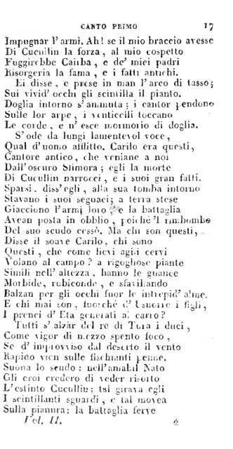 Le poesie di Ossian