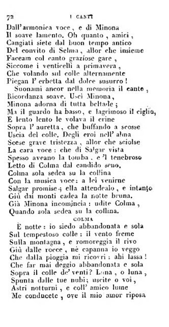 Le poesie di Ossian