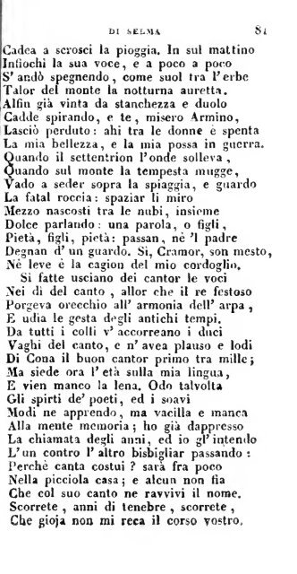 Le poesie di Ossian