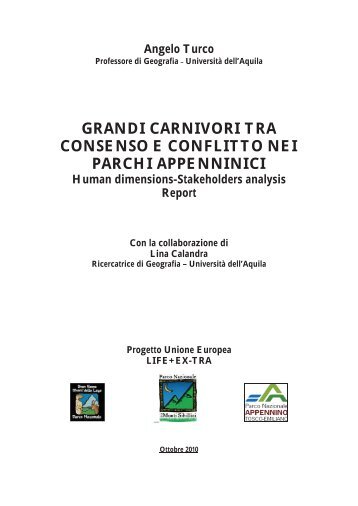 Rapporto - Parco Nazionale dei Monti Sibillini