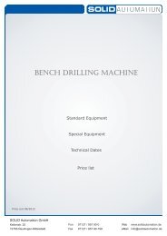 Bench Drilling Machine - SOLID AUTOMATION