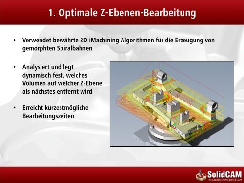 3D iMachining - SolidCAM