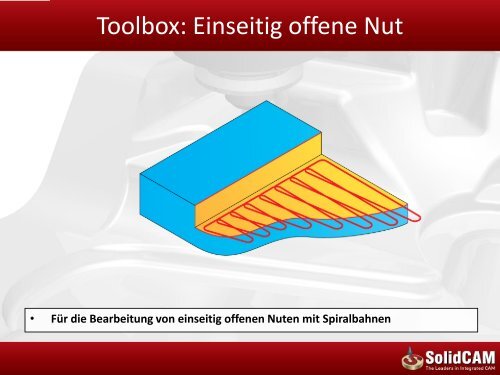 Neue Funktionen in SolidCAM 2012