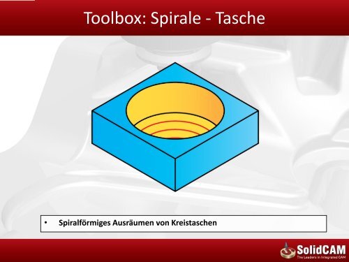 Neue Funktionen in SolidCAM 2012