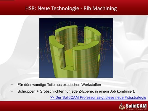 Neue Funktionen in SolidCAM 2012