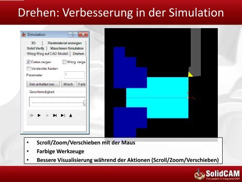 Neue Funktionen in SolidCAM 2012