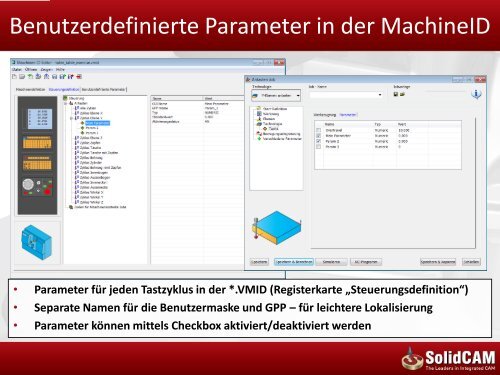 Neue Funktionen in SolidCAM 2012