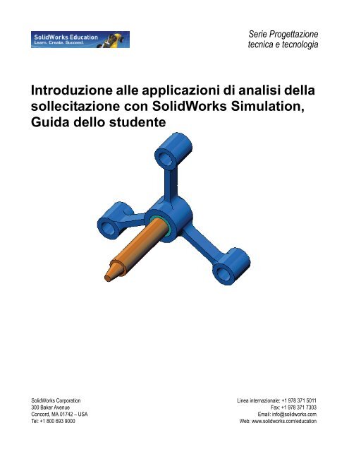 Introduzione alle applicazioni di analisi della ... - SolidWorks