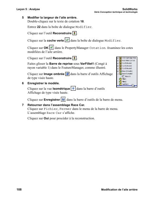 Projet de conception F1 in SchoolsTM avec le logiciel SolidWorks ...