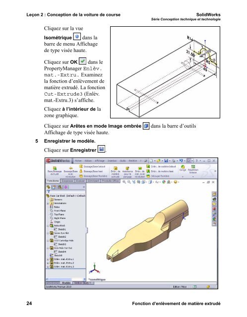 Projet de conception F1 in SchoolsTM avec le logiciel SolidWorks ...