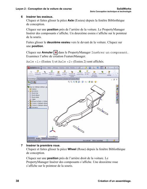 Projet de conception F1 in SchoolsTM avec le logiciel SolidWorks ...