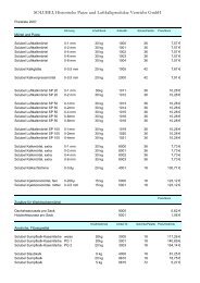 Preisliste Solubel Produkte 2007