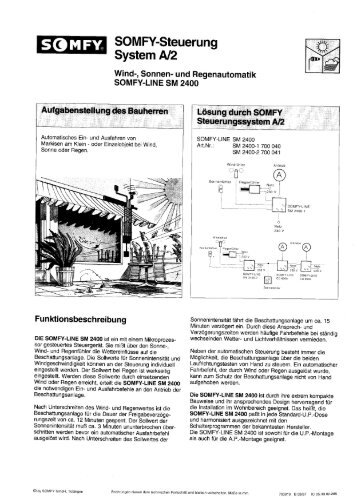 S G M System N2 - Somfy