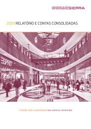 2009 RELATÓRIO E CONTAS CONSOLIDADAS - Sonae Sierra