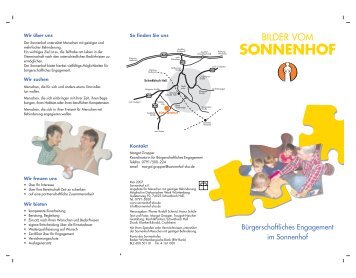 Broschüre Bürgerschaftliches Engagement - Sonnenhof eV ...
