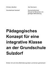 Konzeption Integrative Klasse Sulzdorf - Sonnenhof eV Schwäbisch ...