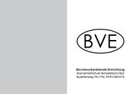 Flyer zur BVE - Sonnenhof eV Schwäbisch Hall