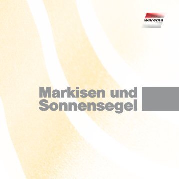 Im Markisen- und Sonnensegel-Buch blättern - Sonnenschutz ...