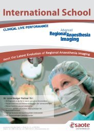 Regional Anaesthesia Imaging - Sonoarena