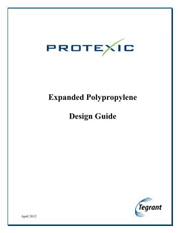 Expanded Polypr Expanded Polypropylene Design Guide ... - Sonoco