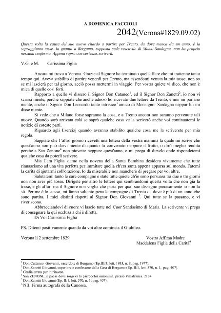 epistolario iii/3 - S.Maddalena di Canossa