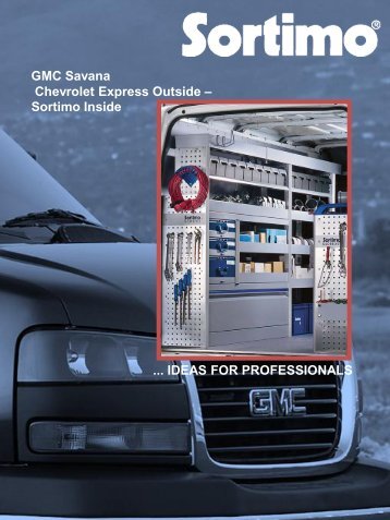 GMC Savana Chevrolet Express Outside – Sortimo Inside ... IDEAS ...