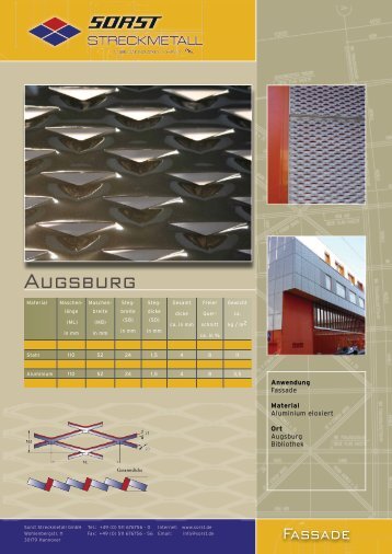 Augsburg - Sorst Streckmetall GmbH