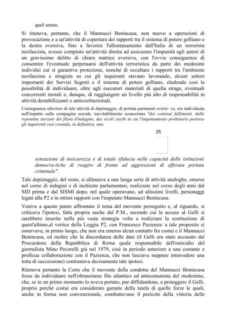 SENT. N. 34/2001 - La Privata Repubblica