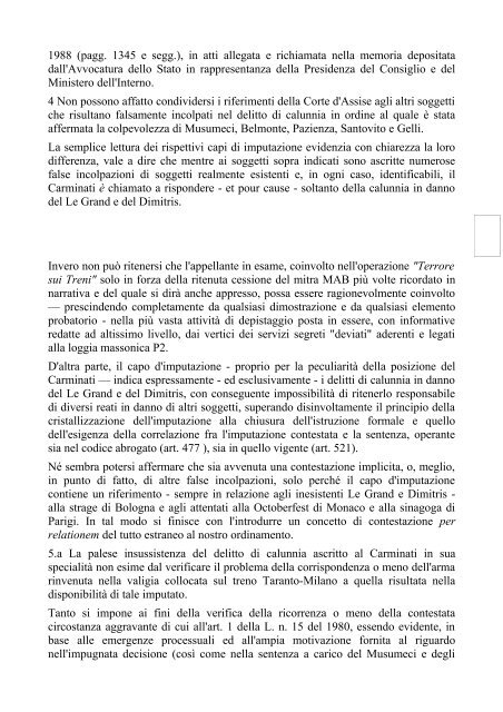 SENT. N. 34/2001 - La Privata Repubblica