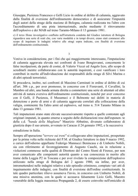 SENT. N. 34/2001 - La Privata Repubblica