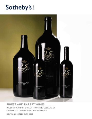 FINEST AND RAREST WINES - Sotheby's