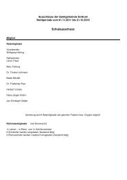 Schulausschuss - Samtgemeinde Sottrum