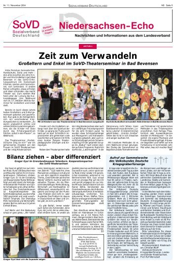 Zeit zum Verwandeln - Sozialverband Deutschland e.V. ...