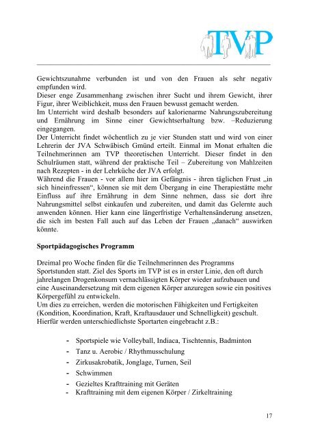 TVP-Konzeption (PDF-Datei) - Sozialberatung Schwäbisch Gmünd eV