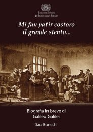 Mi fan patir costoro il grande stento... - Institute and Museum of the ...