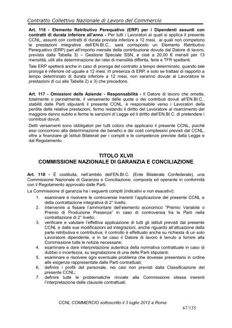 ccnl commercio - Cisal Terziario