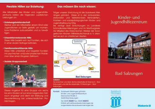 Flyer Kinder und Jugendhilfezentrum Bad Salzungen - Sozialwerk ...