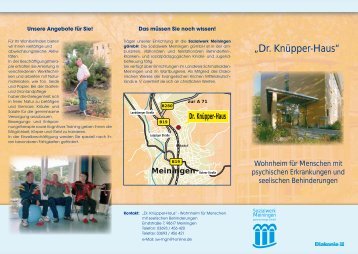 Dr. Knüpper-Haus - Sozialwerk Meiningen
