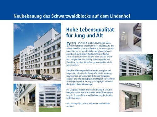 Schwarzwaldblock Mannheim - Baugenossenschaft SPAR und