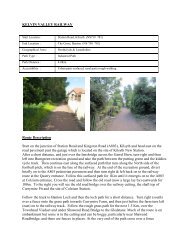 KELVIN VALLEY RAILWAY Route Description Start on ... - Spanglefish