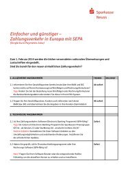 SEPA-Checkliste - Sparkasse Neuss