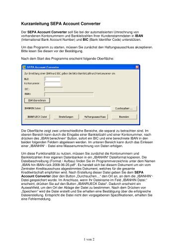 Anleitung zum SEPA-Account-Converter